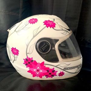 Scorpion EXO Black Dahlia Motorcycle Helmet